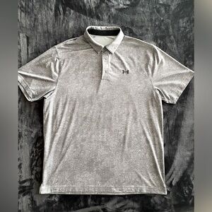Under Armour Gray Heatgear polo